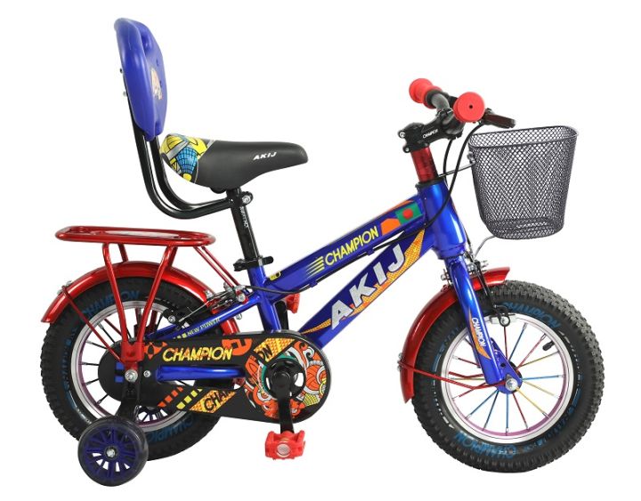 12'' AKIJ BICYCLE STEEL 1-SPEED CHAMPIAN ,baby cycle , kids cycle, 3 to 6 years baby cycle