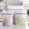 Foldable Nylon Zipper Laundry Bag Bra Socks Underwear Clothes Washing Machine Protection Net Mesh Bags Size S/M/L.