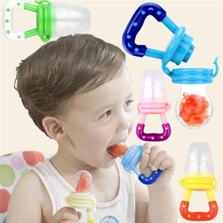 Silicone Baby Pacifier Feeder for Fruits Vegetables & Meat.