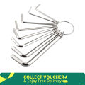 L Key Set Small Arm Allen Key Wrenches Set. 