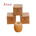 Eco-Friendly Bamboo Toothbrush Holder Reusable Wooden Toothbrush Bathroom Stands Natural Vegan Toothbrush Accessories Tools.