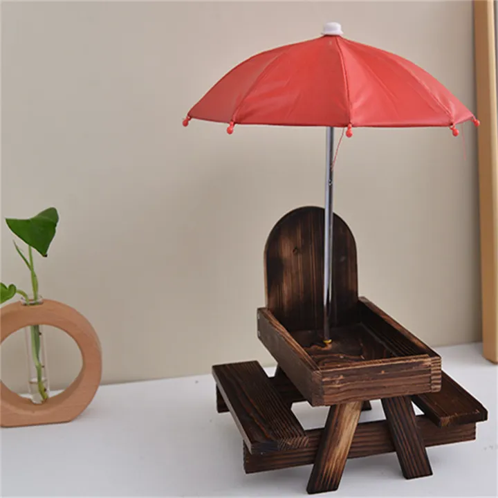 GC%20Squirrel%20Feeder%20With%20Table%20Benches,%20Wooden%20Corn%20Cob%20Holder,%20Feeding%20Table%20For%20Squirrel%20Chipmunk%20Picnic%20Table,%20Chipmunk%20Feeder%20With%20Solid%20Structure%20-%20Image%204