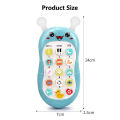 New Baby Phone Toy Mobile Telephone Early Educational Learning Machine for Kids Soft Rubber Music Sound Machine Phone Toys Gift. 