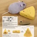 【happy one】Wireless Electronic Remote Control Rat Plush RC Mouse Toy Emulation Toys Rat for Cat Dog Mini Rat Tricky Toy. 