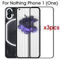 1-3pcs Black Edge Tempered Glass Film for Nothing Phone 1 (5G) Screen Protector for Nothing Phone One Full Cover Glass Film Case. 