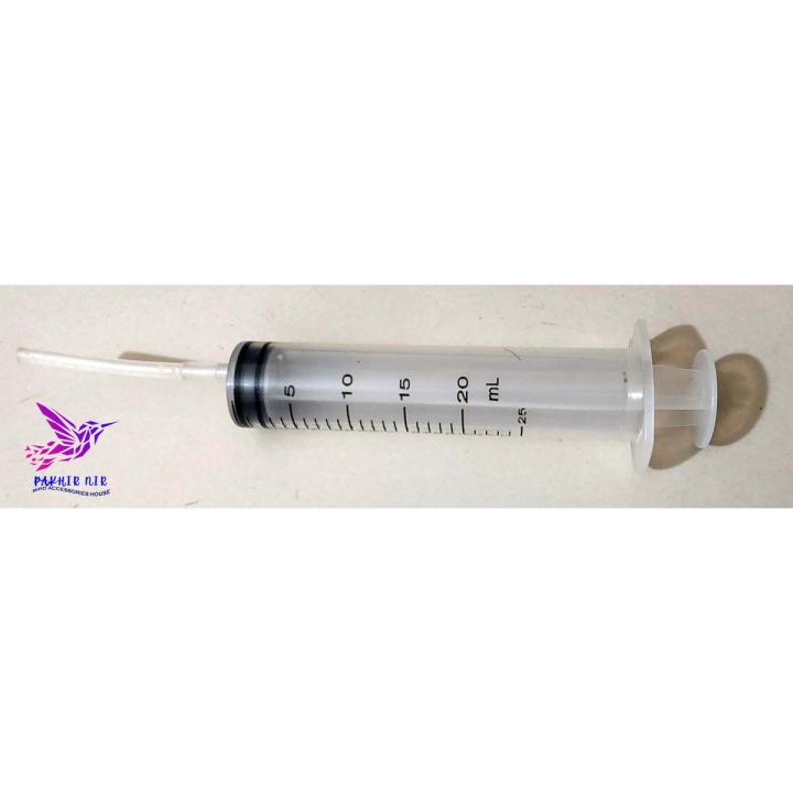 20ml Baby Bird Cockatiel Budgie Parrot Pet Hand Rearing Feeding Syringes Crop Tubes-01 pc