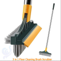 3 in 1 Multipurpose Cleaning Mop(3 in 1 Bathroom Cleaning Brush Wiper Tiles Cleaning Car Tayer and Glass Cleaning Floor Scrub Brush with Long Handle Home Kitchen Bathroom Cleaning Brush Pack-1).