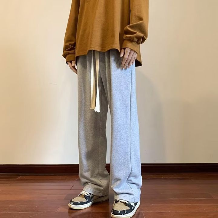 Casual%20Pants%20Men's%20Loose%20oversize%20Black%20Boys%20Pants%20Wide%20Leg%20Straight%20Drawstring%20Sweatpants%20Trendy%20Sports%20Pants%20-%20Image%207