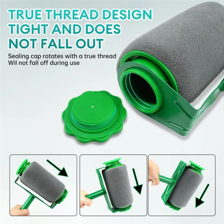 Professional%206-Piece%20Paint%20Roller%20Set%20for%20Walls%20and%20Ceilings%20-%20Extendable%20Brush,%20Tray,%20Rollers,%20Stirrer%20-%20Non-Drip%20-%20Image%207