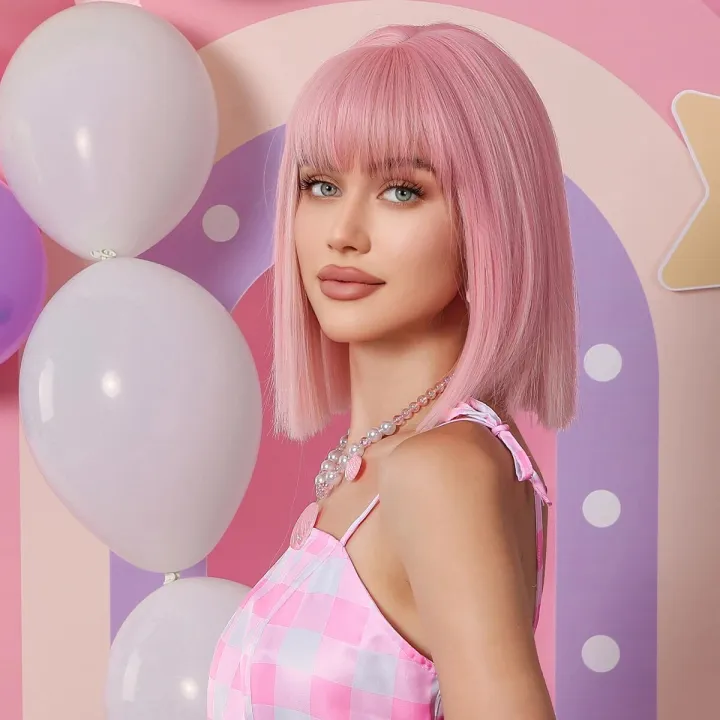 Bob%20Light%20Pink%20Cosplay%20Synthetic%20Wigs%20Straight%20Lolita%20Short%20Wig%20Halloween%20Natural%20Hair%20with%20Bangs%20for%20Women%20Afro%20Heat%20Resistant%20-%20Image%204