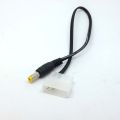new PC 4PIN Molex 5.5mm x 2.1mm DC Power cable cord adapter 12V/2A for RGB control box LED. 