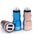 Duel USB Port Fast Car Charger 2.4A/1.0A Multi colour.