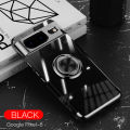 Applicable Google Pixel 8 Phone Case Google 8Pro Electroplating Transparent Protective Cover Ring Magnetic Car New. 