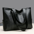 【Authentic leather tactile feel】Women's Bag2023New Versatile Handbag Shoulder Bag Tote Bag Shoulder Simple Big Bag.