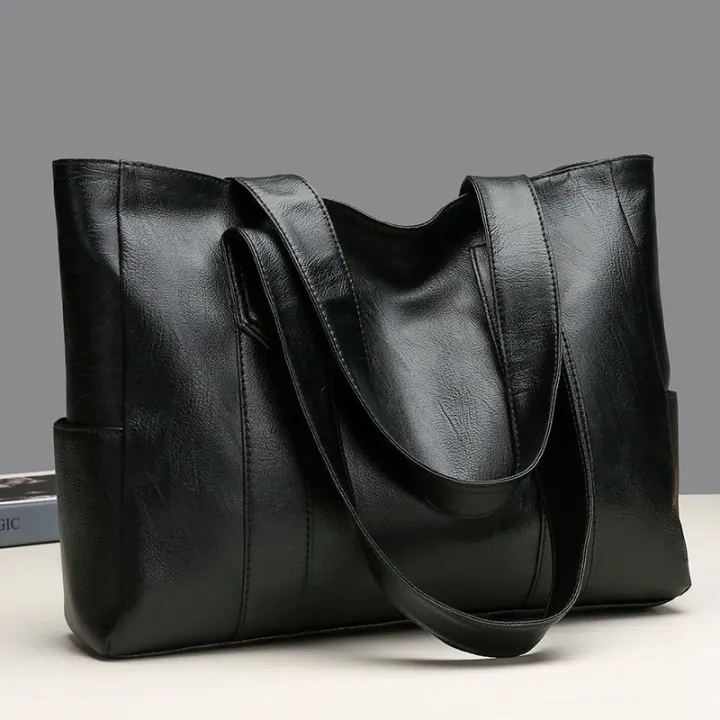 %E3%80%90Authentic%20leather%20tactile%20feel%E3%80%91Women's%20Bag2023New%20Versatile%20Handbag%20Shoulder%20Bag%20Tote%20Bag%20Shoulder%20Simple%20Big%20Bag%20-%20Image%204