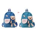Cartoon Bear Canvas School Bags For Gilr Cute Kids Kindergarten Schoolbags Children Backpacks Girls Boy Book Bags Back Pack. 