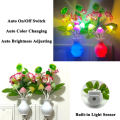 LED Night Light Plug Lamp, Mushroom Lamp With Smart Sensor Dhaka Shopping Zone.