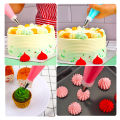 GC 16 Pcs 430 Stainless Steel+PP+TPU Reusable Piping  Bag  Set With Piping Tip Converter Sustainable Professional Accessories For Cakes Baking color. 