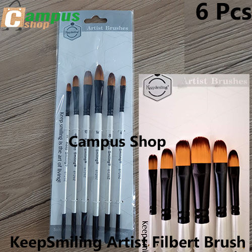 KeepSmiling%20Artist%20Filbert%20Brush%20Set-6pcs%20-%20Image%202