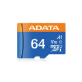 Adata 64GB Micro SD - Fast and Longible - Class-10 Adapter Bus Type UHS-I DIMENSION - Compact and Fast Storage Solution.