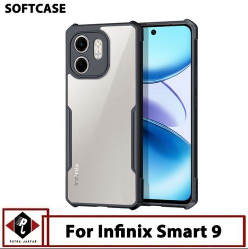 For Infinix Smart 9, Smart 9 HD, Hot 50i, Transparent Back Case Luxury Xundu Shock-Proof Bumper Protective Phone Cover