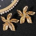 Trendy Big Stud Flower Dangle Drop Earrings for Girls Simple Stylish Fashion New Collection 2024- Earrings for Girls Stylish/ Earring for Women Jewelry.