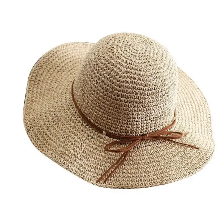 Beach%20Hats%20Adults%20Female%20Sunscreen%20Cap%20Simple%20Women%20Straw%20Hats%20Summer%20Sun%20Hats%20for%20Women%20Lady%20Folding%20Bow%20Travel%20Caps%20Female%20-%20Image%205