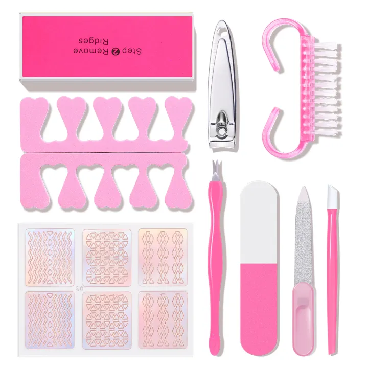 LULAA%20Basic%20Nail%20Tools%20Nail%20Clippers%20Manicure%20Polishing%20Rubbing%20Strip%20Novice%20Nail%20Art%20Sticker%20Set%20-%20Image%203