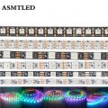 DC 5V Narrow 4mm 5mm 8mm WS2812B Led Strip light WS2812 5050 3535 RGB Individually Addres Pixel Stripe 0.5M 1M 2M-4mm 3535SMD Black-0.5m--. 