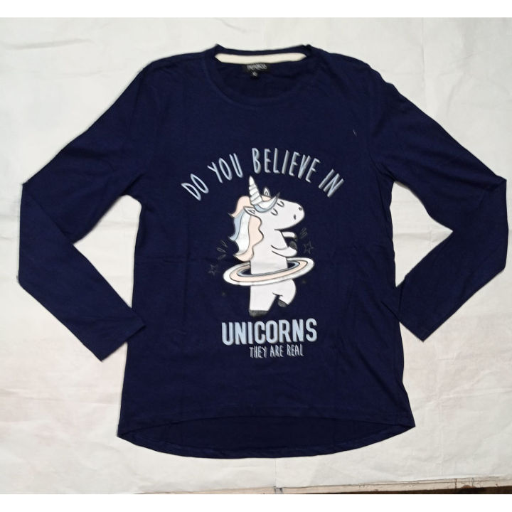 Navy%20blue%20long%20sleeve%20t%20shirt%20for%20adult%20Girls%20-%20Image%202