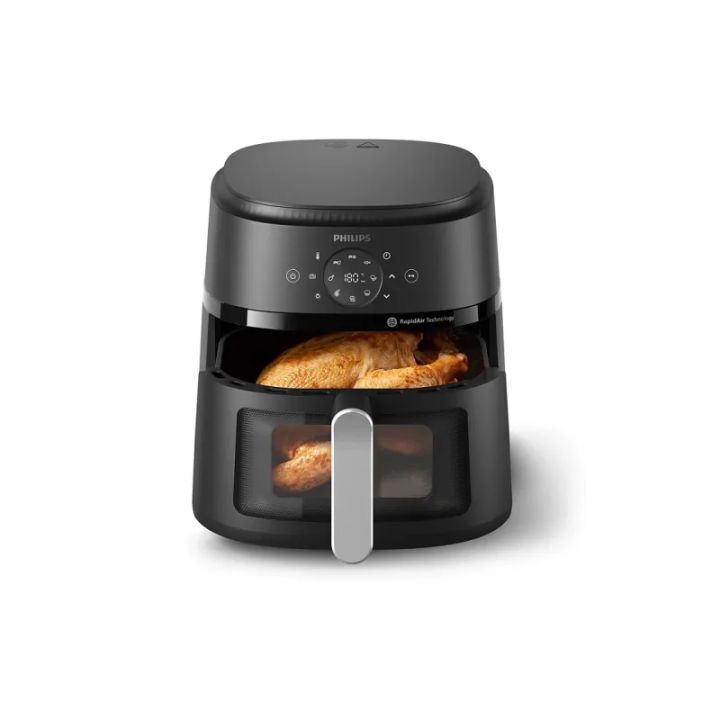 Philips%20NA230/00%206.20%20Ltr%20(Digital%20Display)%20Airfryer%202000%20Series%20with%20Cooking%20Window%20Oil-Free%20Healthy%20Cooking%20-%20Image%202