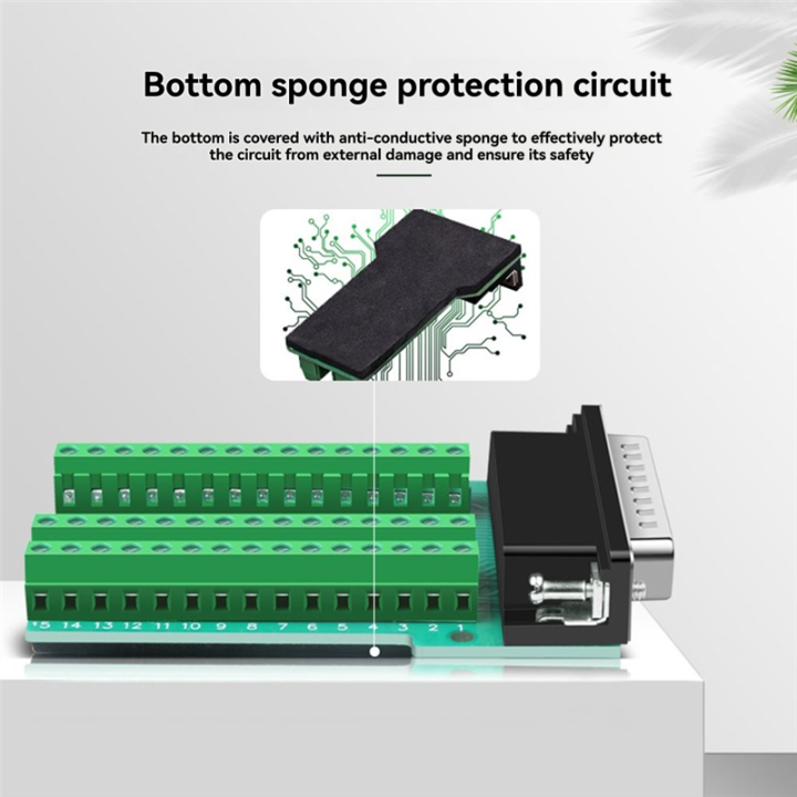 Industrial%20HDB44%20Solderless%20Connector%203%20Rows%20D-SUB%2044%20Pin%20Female%20P-Hole%20Plug%20Breakout%20Terminal%20Board%20Adapter%20(with%20Case)%20-%20Image%208