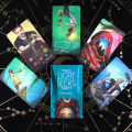 【ZOETN-HOT TOY Store】Mucha Cards Tarot Deck Card Game Toy Tarot Divination Card Board Guidance Divination for beginners with guidebook.