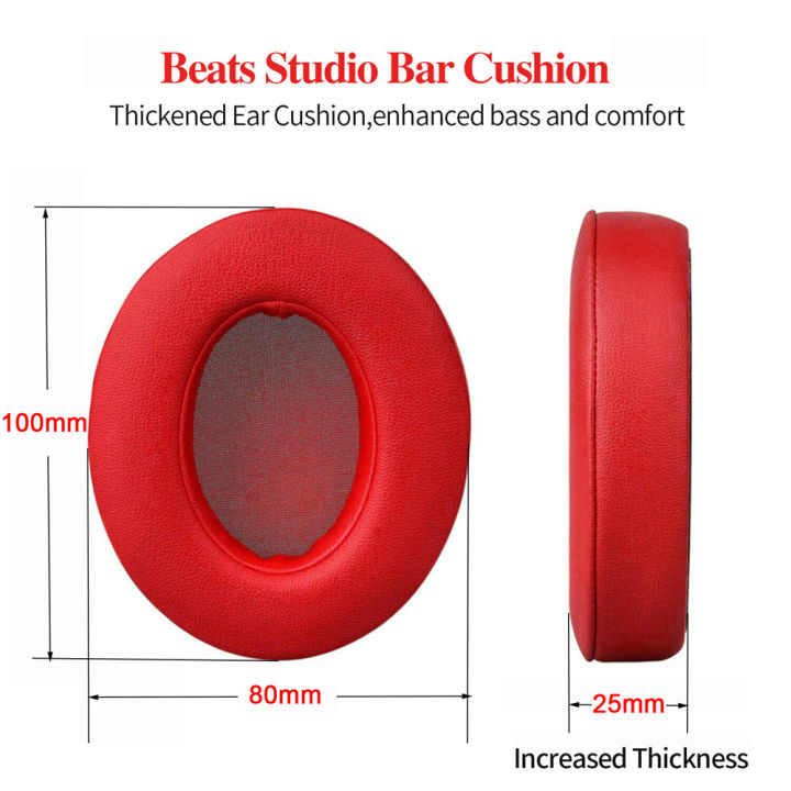 For%20Beats%20Studio%20Replacement%20Earpads%20Cushions%20Professional%20Customized%20Ear%20Pad%20Fits%20Studio%203%20Wired/Wireless%20Studio%202%20Wireless%20-%20Image%204