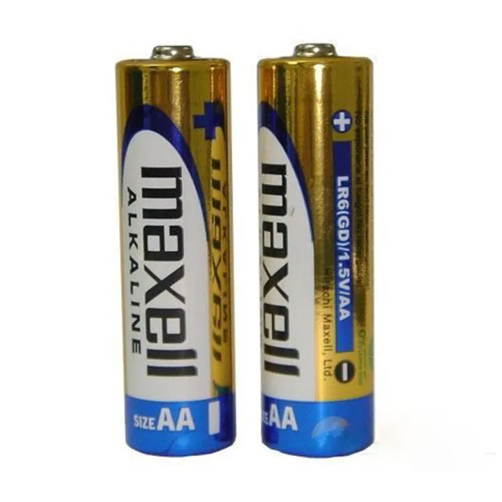 2PCS maxell AA LR06 1.5V Alkaline Battery