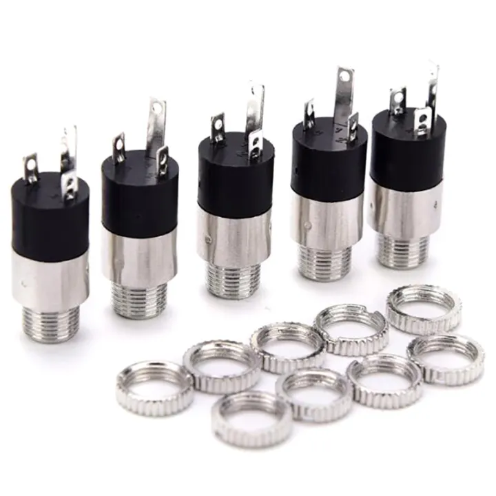 5Pcs%20Silver%20PJ392%203.5mm%20Stereo%20Female%20Audio%20Headphone%20Connector%20Jack%20Socket%20Plug%20-%20Image%208