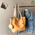 TAG Lifestyle Exclusive Design embroidery Canvas Tote Bag, Fashionable Top Handle With four Outside Pockets Trendy Fashionable Tote Bag for University, College Students Girls And Women.