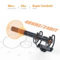 COMICA VM30 2.4G Super Cardioid Condenser Wireless Shotgun Microphone for Smartphone,Camera, Computer.