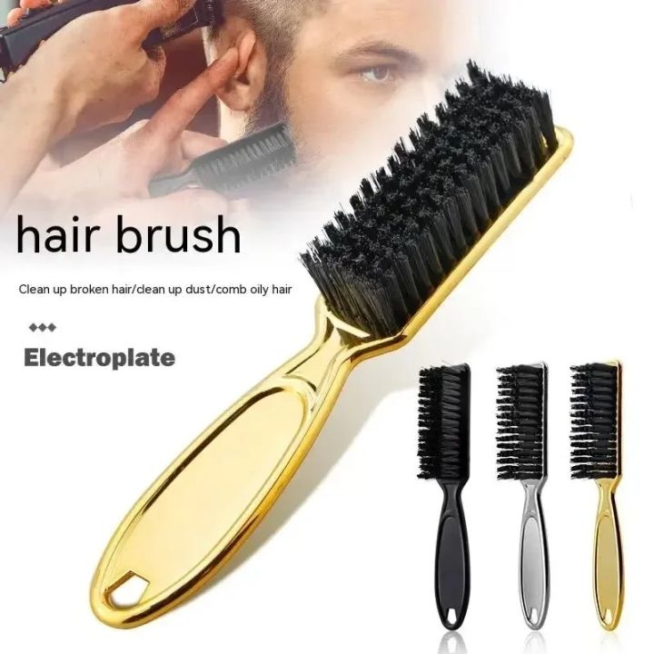 Plastic Handle Hairdressing Soft Hair Cleaning Brush Barber Neck Duster Broken Hair Remove Comb Hair Styling Tools Comb Barber