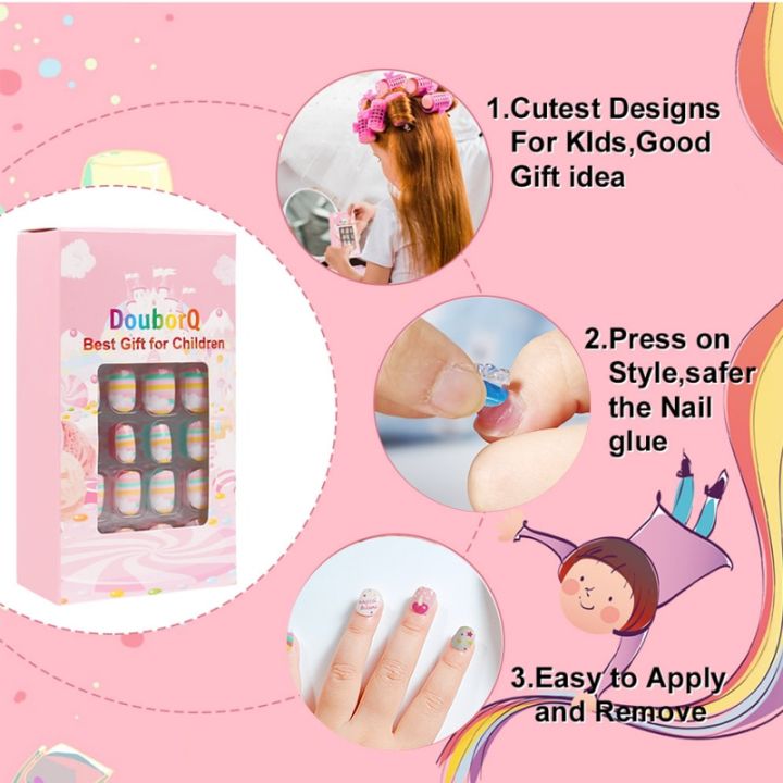 120Pcs%20Candy%20Child%20Nail%20Tips%20Kids%20False%20Nail%20Girls%20Cartoon%20Press%20on%20Nails%20Colorful%20Festival%20Tips%20Nail%20Decor%20Cute%20Manicure%20Tools%20-%20Image%204