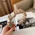 Vintage PU Leather Hair Bands for Women Grils Simple Solid Headband Hair Band Female Hair Hoop Hair Accessories Handmade Bezel. 