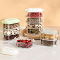 Kitchen Spice Storage Box Onion Ginger Garlic Fresh-keeping Box Multi-layer Food Sealing Moisture-proof Packaging Tank Household Bayline.