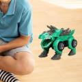 Transforming Dinosaur Car Toy with LED Lights Creative Play Dino Transform Toys for Girls Boys Age. 