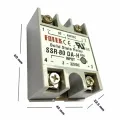 Solid State Relay (SSR) Input 3-32V DC Output 24-380V AC 10/40/80 Ampere High Load Controller. 