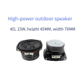 3-Inch Subwoofer Speaker 15W 4 Ohm 78MM DIY Bookshelf Hi-Fi Speaker for Home Audio Projects Hifi Home Sound Theater. 