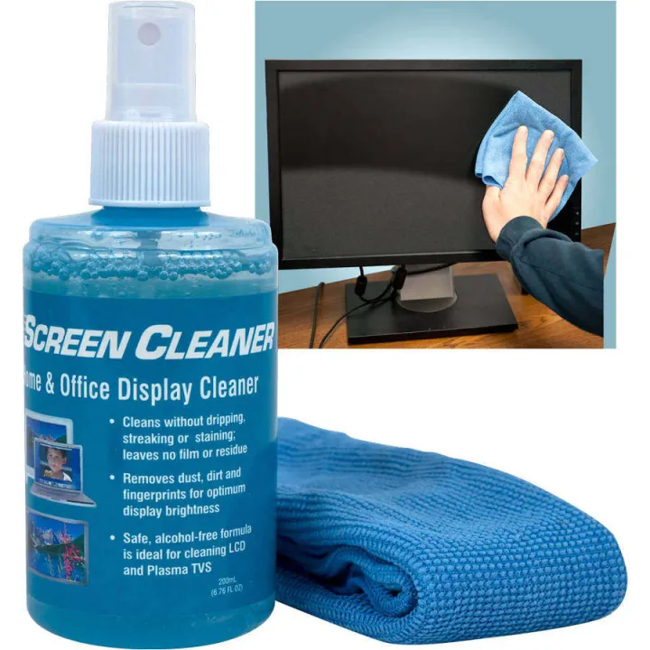 Screen%20Cleaner%20Kit%20200%20ml%20with%20Microfiber%20Cloth%20for%20LED%20and%20LCD%20TV,%20Computer%20Monitor,%20Laptop,%20and%20iP%20Screens,%20Mobiles%20-%20Image%204