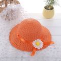 Sagit Baby Kids Girl Summer Floral Flower Straw Visor Sun Hat Beach Hats. 