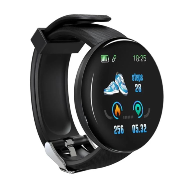 D18%20Smart%20Watch%20Heart%20Rate%20Monitor%20Men's%20Women's%20Smartwatch%20Round%20Fitness%20Digital%20Watches%20for%20Men%20Women%20Band%20Bracelet%20by%20Pick%20A%20Gadget%20-%20Image%202