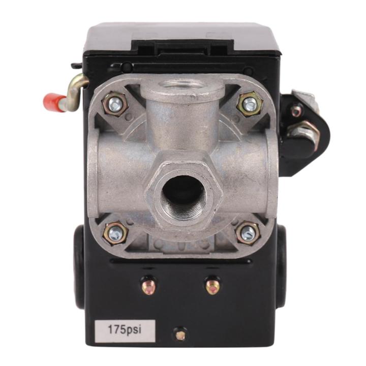 4 Hole Air Compressor Pressure Switch Control Valve Heavy Duty Air Compressor Air Pressure Valve 220380v 90 125psi I3160714110