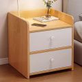 Side Tables Living Room Bed side Furniture with 1 Pumping Locker Drawer Side Table for Bedroom, Living Room Storage Side Table Design by Nahid Furniture 18x16x12". 